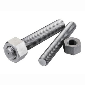 full threaded rods with hex nuts